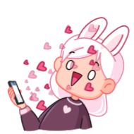 Sticker Мичико by @offstikbot - 1