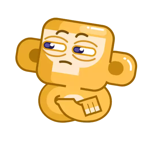 клипарт жёлтый мультфильм