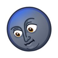 Sticker Moon Emoji @TgSticker - 6