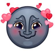 Sticker Moon Emoji @TgSticker - 1