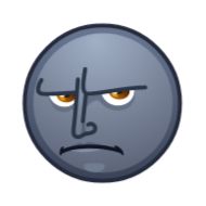 Sticker Moon Emoji @TgSticker - 0