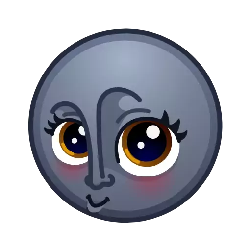 Sticker MoonEmojiAnim - 1