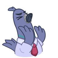 Sticker Мистер Голубь | @ellina_arts - 0