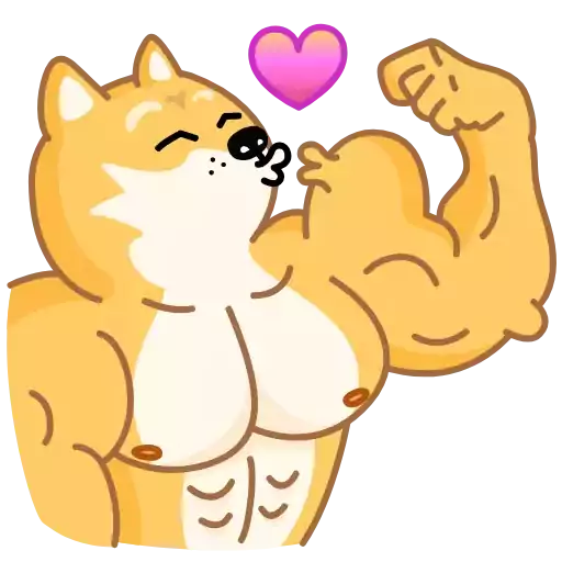 Sticker MuscleDoge - 1