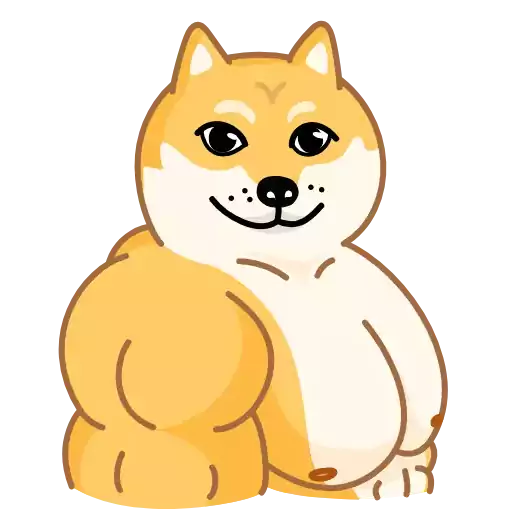 Стикер MuscleDoge - 1
