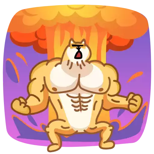 Sticker MuscleDoge - 1