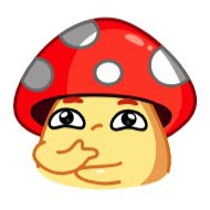 Стикер chpic.su • @Premium_EmojiTG | Гриб - 7