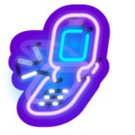 Стикер Neon Emoji | @Premium_EmojiTG - 6