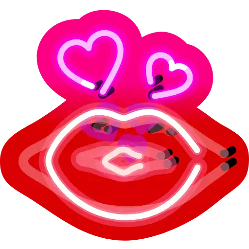 heart graphics magenta