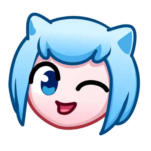 Стикер NyaEmojiAnim - 1