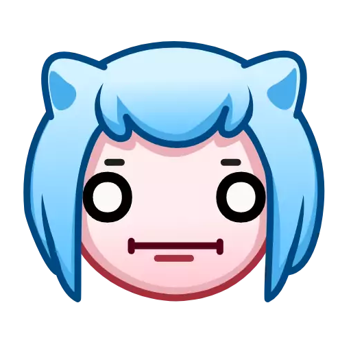 Стикер NyaEmojiAnim - 1