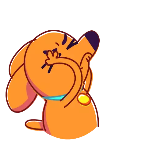 Sticker OrangeDoggo - 1