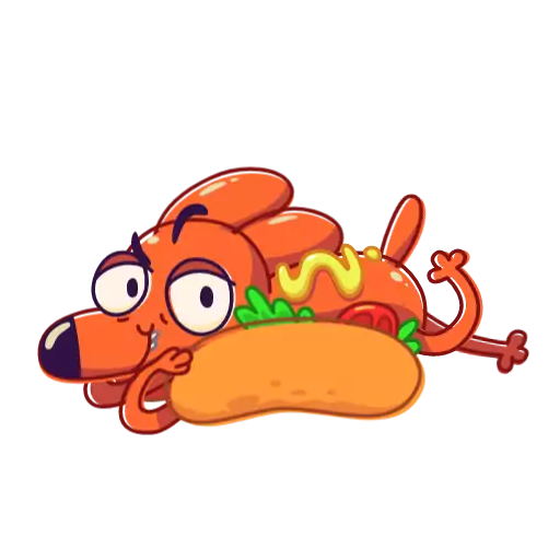 Sticker OrangeDoggo - 1