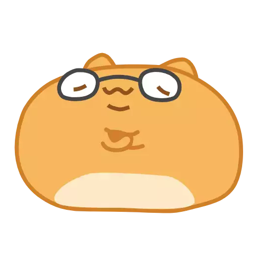 Стикер Orange_Capoo - 1