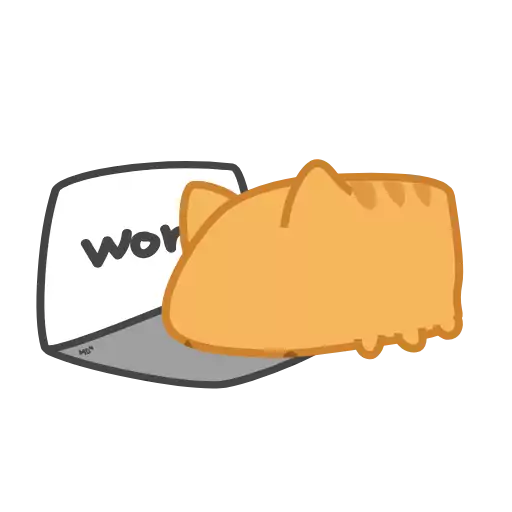 Sticker Orange_Capoo - 1