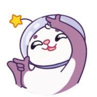 Sticker Космическая выдра - @TgSticker - 11