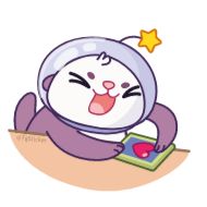 Sticker Космическая выдра - @TgSticker - 7