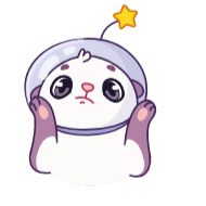 Sticker Космическая выдра - @TgSticker - 1