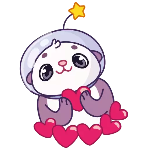 Стикер Otter_Space - 1