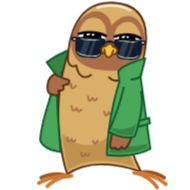 Sticker chpic.su • @Premium_EmojiTG | Совёнок Валера - 8