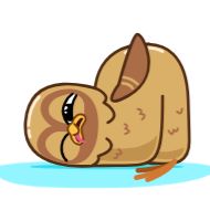 Sticker chpic.su • @Premium_EmojiTG | Совёнок Валера - 2