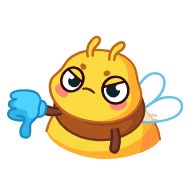 Стикер chpic.su • @Premium_EmojiTG | Пчёлка - 0