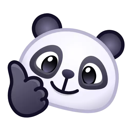 Sticker PandaEmojiAnim - 1