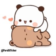 Стикер panda cute 🐼 @sowrti 💕 - 11