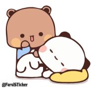 Стикер panda cute 🐼 @sowrti 💕 - 10