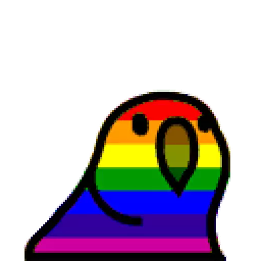 Sticker PartyParrotAnimatedpack - 1