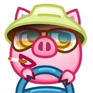 Стикер Pig stickers @TgSticker - 6