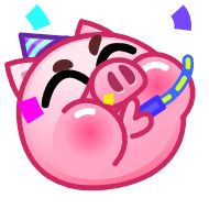 Стикер Pig stickers @TgSticker - 1