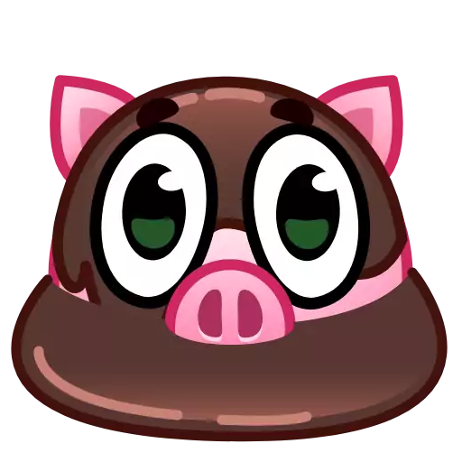 Стикер PigSmilies - 1