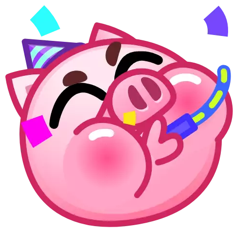 Sticker PigSmilies - 1