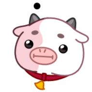 Sticker Розовая коровка (@TgSticker) - 8