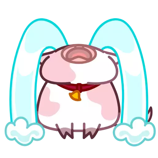 Sticker PinkCowAnim - 1