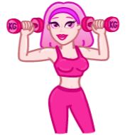 эскиз розовый рисование