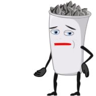 Стикер Plastic cup @stickersb2b - 4