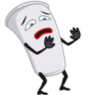 Стикер Plastic cup @stickersb2b - 1