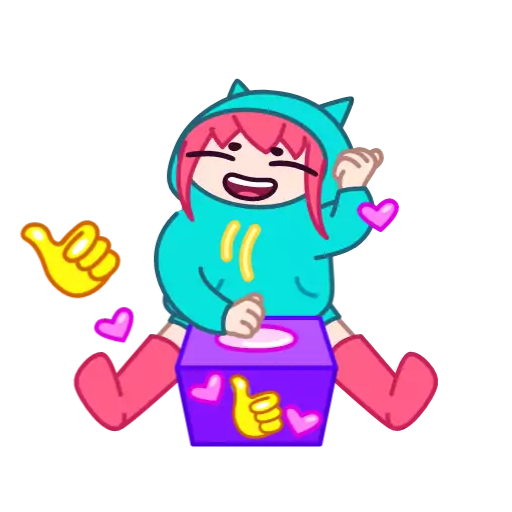 Sticker Pretty2Friends - 1