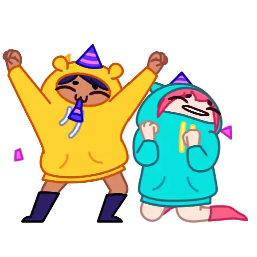 Sticker Pretty2Friends - 1