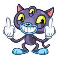 Sticker Psy Cat @stickersb2b - 3