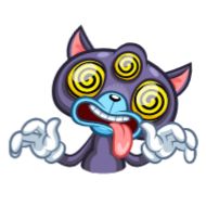 Sticker Psy Cat @stickersb2b - 1