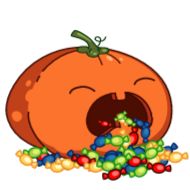 Sticker Pumpkin Jack Rus - 1