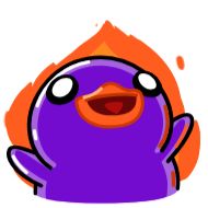 Sticker Purple Duck - @AquaToastyFox - 11