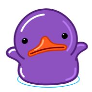 Sticker Purple Duck - @AquaToastyFox - 10