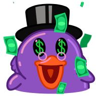 Sticker Purple Duck - @AquaToastyFox - 7