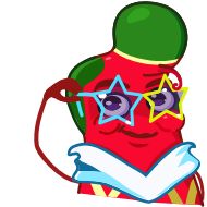 Стикер RED sock @TalbiMidou - 11