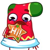 Стикер RED sock @TalbiMidou - 10