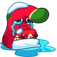 Стикер RED sock @TalbiMidou - 5